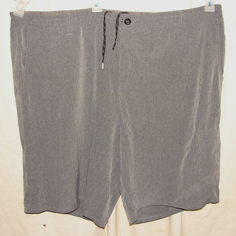 O'Neill Hybrid Crossover Men's Cargo/Board SHORTS, Size 48, Heather Gray